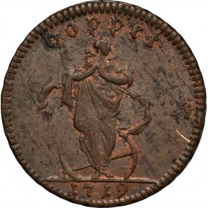 Švédsko, Ulrica Eleonora, 1 Daler Stockholm 1719 SM - Hoppet