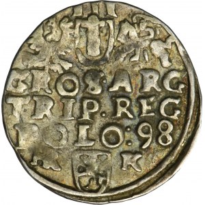 Sigismund III Vasa, 3 Groschen Fraustadt 1598