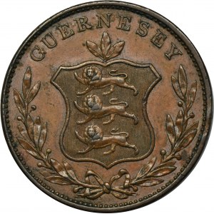 Vereinigtes Königreich, Guernsey, Victoria, 8 Doubles Handsworth 1834