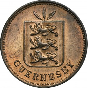 Spojené království, Guernsey, Victoria, 4 Doubles Birmingham 1889 H