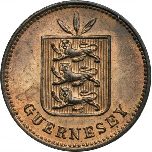 Vereinigtes Königreich, Guernsey, Victoria, 4 Doubles Birmingham 1889 H