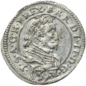 Rakúsko, Ferdinand II, 3 Krajcars Graz 1627 - STYRIÆ