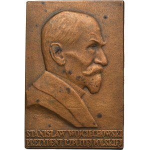 Plaque Stanislaw Wojciechowski 1926 - Aumiller