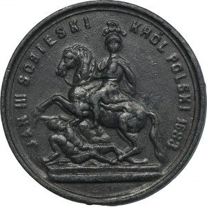 Medal na 200 lecie bitwy pod Wiedniem, kopia medalu z 1883 roku