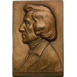 Plaketa Fryderyk Chopin 1926 - RZADKA, Aumiller, nesignovaná