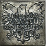 Medal Odbudowa Zamku Królewskiego 1973 - RZADKI, certyfikat i etui