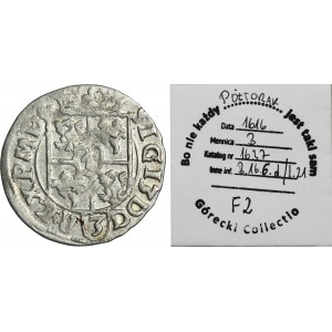 Sigismund III Vasa, 3 Polker 1616 - RARE, ex. Górecki