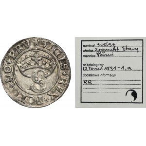 Sigismund I the Old, Schilling Thorn 1531 - VERY RARE, ex. Marzęta