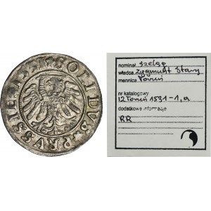 Sigismund I the Old, Schilling Thorn 1531 - VERY RARE, ex. Marzęta