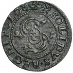 Sigismund III. Wasa, Szeląg Bydgoszcz 1625 - RZADSZY, Adler, ex. Marzęta