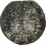 Sigismund III Vasa, Schilling Vilnius 1615 - RARE, date 51, inverted letter E in REX, ex. Marzęta