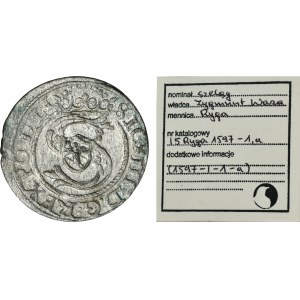 Sigismund III Vasa, Schilling Riga 1597 - ex. Marzęta