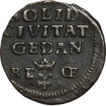 Augustus III of Poland, Shilling Danzig 1763 REOE - ex. Marzęta