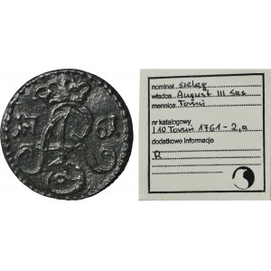 Augustus III of Poland, Schlilling Thorn 1761 DB - ex. Marzęta