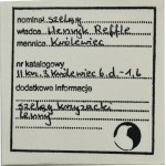 Teutonic Order, Heinrich Reffle von Richtenberg, Schilling undated - RARE, QVAR, ex. Marzęta