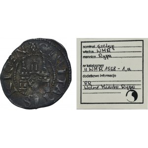 Free City of Riga, Schilling Riga 1568 - RARE, ex. Marzęta