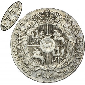 Poniatowski, 1/2 Thaler Warsaw 1779 EB - RARE