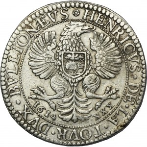 Francie, Sedanské vévodství, Henri de Turenne, Ecu Sedan 1614 - VELMI RARITNÍ