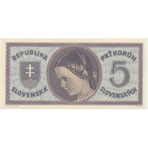 Slovensko, 5 korun (1945)