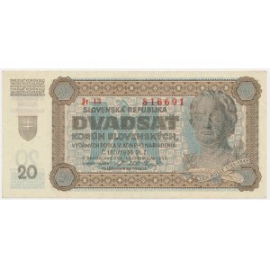 Slovensko, 20 korún 1942