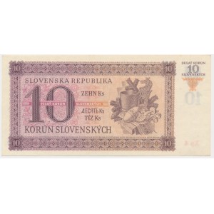Slovakia, 10 Korun 1943