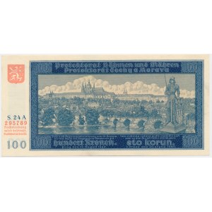 Bohemia and Moravia, 100 Korun 1940