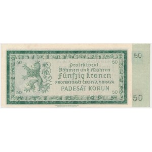 Czechy i Morawy, 50 koron 1940