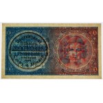 Czechy i Morawy, 1 korona (1939) - z nadrukiem -