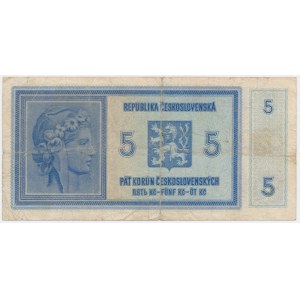 Czechosłowacja, 5 koron (1939)
