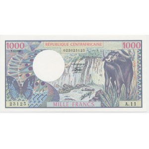 Čadská republika, 1 000 frankov 1980