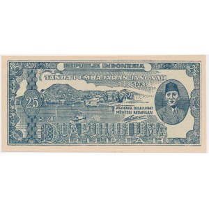 Indonesia, 25 Rupiah (1947)