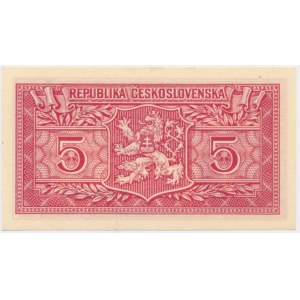 Československo, 5 korún 1949