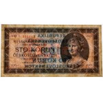 Československo, 100 korún 1945