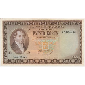 Tschechoslowakei, 500 Kronen (1945)