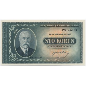 Československo, 100 korun (1945)