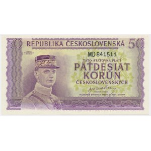 Tschechoslowakei, 50 Kronen (1945)