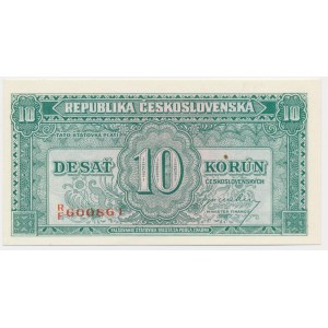 Československo, 10 korún (1945)