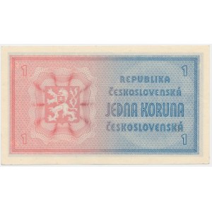 Československo, 1 koruna (1946)