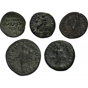 Set, Roman Provincial, AE (5 szt.)