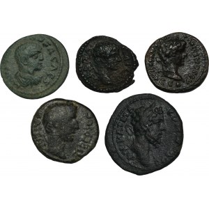 Set, Roman Provincial, AE (5 szt.)