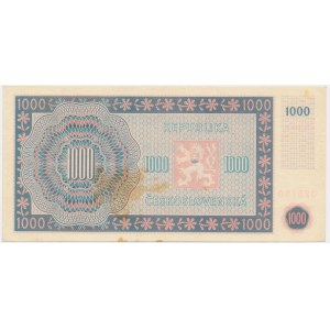 Tschechoslowakei, 1.000 Kronen 1945