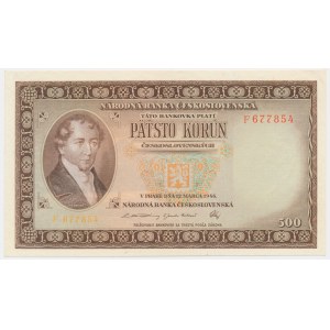 Československo, 500 korún 1946