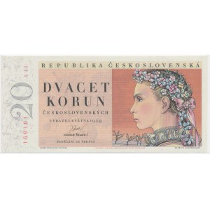 Czechosłowacja, 20 koron 1949