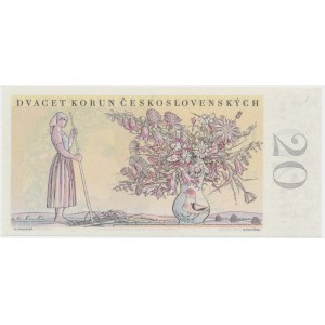 Tschechoslowakei, 20 Kronen 1949