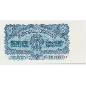 Czechoslovakia, 3 Koruny 1953