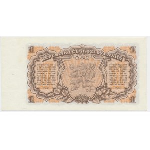 Tschechoslowakei, 1 Krone 1953