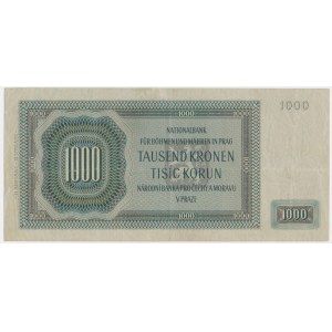 Bohemia and Moravia, 1.000 Korun 1942