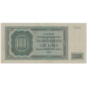 Böhmen und Mähren, 1.000 Kronen 1942