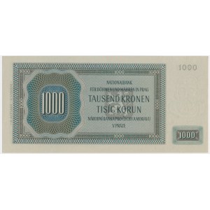 Čechy a Morava, 1 000 korún 1942