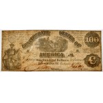 USA, Konfederované státy americké, Richmond, $100 1861